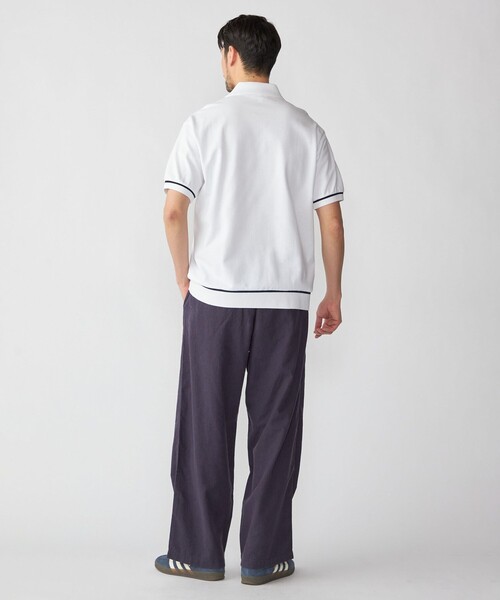 LACOSTE(ラコステ)の「【SHIPS別注】LACOSTE: シャンティイー トリム ポロシャツ(ポロシャツ・メンズ・ネイビー/ライトグリーン/ホワイト・3/2/6/5/4)」の5枚目の写真