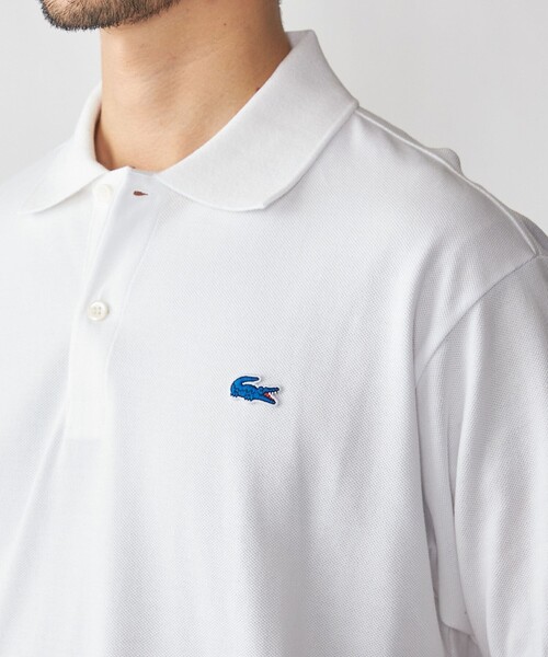 LACOSTE(ラコステ)の「【SHIPS別注】LACOSTE: シャンティイー トリム ポロシャツ(ポロシャツ・メンズ・ネイビー/ライトグリーン/ホワイト・3/2/6/5/4)」の11枚目の写真