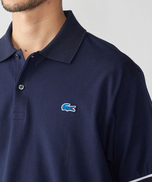 LACOSTE(ラコステ)の「【SHIPS別注】LACOSTE: シャンティイー トリム ポロシャツ(ポロシャツ・メンズ・ネイビー/ライトグリーン/ホワイト・3/2/6/5/4)」の15枚目の写真