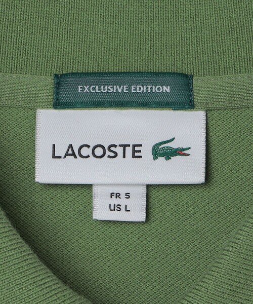 LACOSTE(ラコステ)の「【SHIPS別注】LACOSTE: シャンティイー トリム ポロシャツ(ポロシャツ・メンズ・ネイビー/ライトグリーン/ホワイト・3/2/6/5/4)」の21枚目の写真