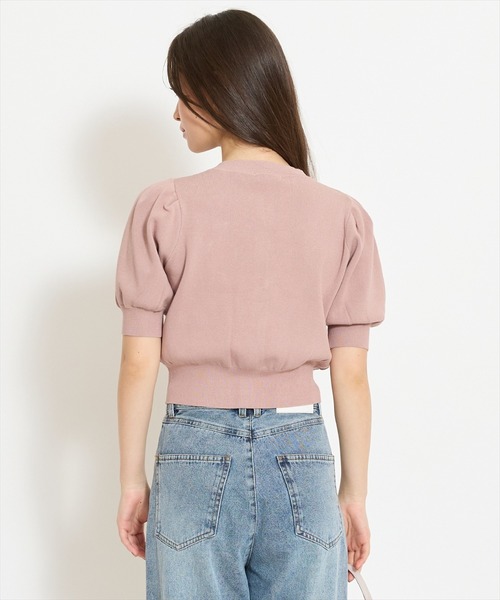 WILLSELECTION（ウィルセレクション）の「リボンデコレーションカーディガン（カーディガン/ボレロ・レディース・ピンク/ブラック系その他/オフホワイト/ブラック/サックスブルー・FREE）」の16枚目の写真