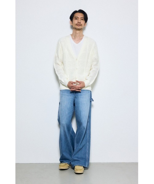 AZUL by moussy（アズールバイマウジー）の「超長綿フライスVネックTシャツ　半袖　春服　夏服　秋服　インナー（Tシャツ/カットソー・メンズ・ブラック/ホワイト/グレー・SMALL/MEDIUM/LARGE）」の7枚目の写真