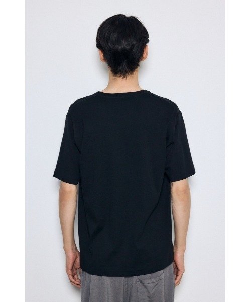 AZUL by moussy（アズールバイマウジー）の「超長綿フライスVネックTシャツ　半袖　春服　夏服　秋服　インナー（Tシャツ/カットソー・メンズ・ブラック/ホワイト/グレー・SMALL/MEDIUM/LARGE）」の19枚目の写真