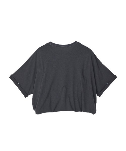 ELCHELE(エルチェレ)の「ELCHELE BROWSING TEE(Tシャツ/カットソー・レディース・ダークウッド/スミクロ/オフホワイト・FREE)」の13枚目の写真