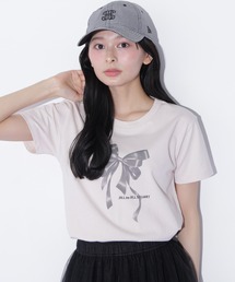 JILL by JILL STUART | フォトジェニックリボンTシャツ(Tシャツ/カットソー)