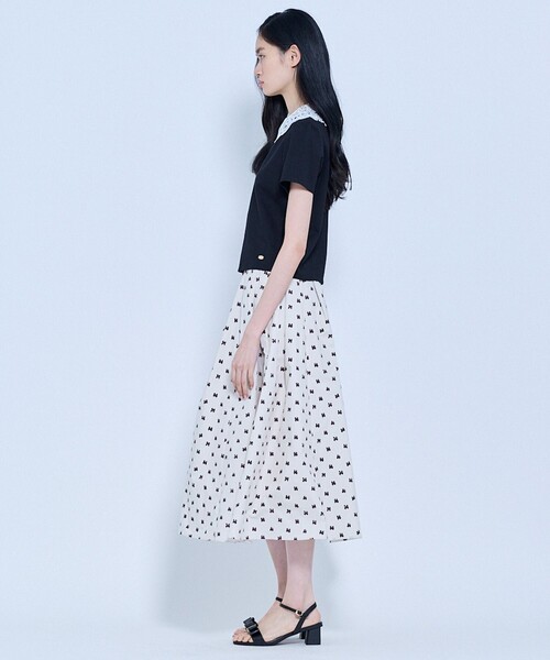 TOCCA（トッカ）の「SWEET CHANTILLY トップス（Tシャツ/カットソー・レディース・ブラック系/ピンク系/アイボリー系・SMALL/MEDIUM）」の13枚目の写真
