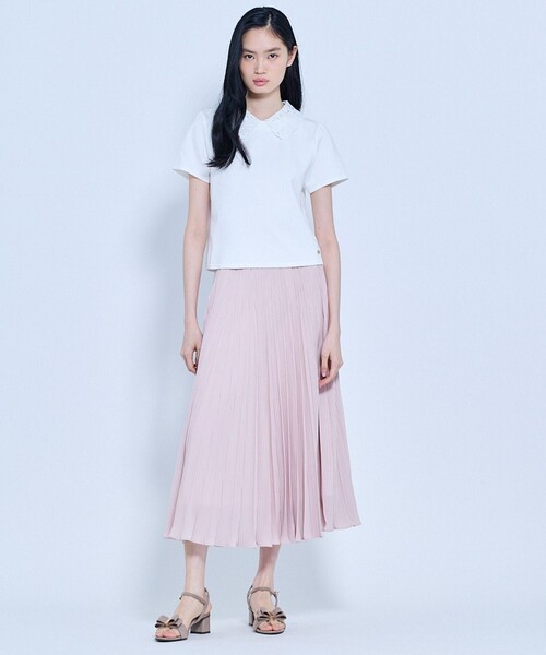 TOCCA（トッカ）の「SWEET CHANTILLY トップス（Tシャツ/カットソー・レディース・ブラック系/ピンク系/アイボリー系・SMALL/MEDIUM）」の15枚目の写真