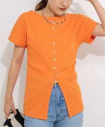 NOLLEY’S | ウォッシャブルスリット2WAYプルオーバー(Tシャツ/カットソー)
