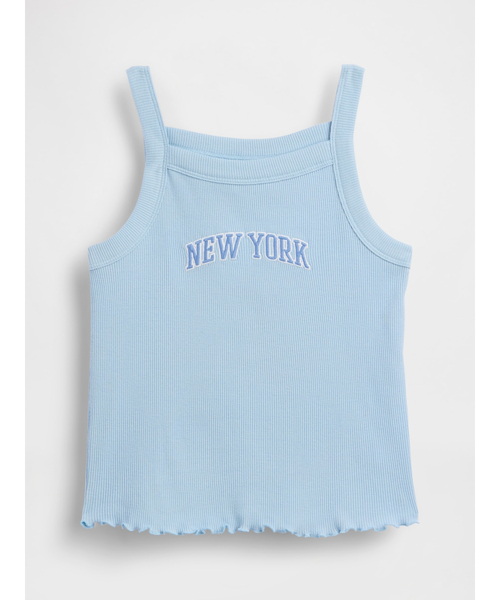 GAP(ギャップ)の「リブ スクエアネック タンクトップ (キッズ)(キャミソール・キッズ・ブラック/ライトブルー/マルチ・160cm/150cm/140cm/130cm/120cm/110cm)」の4枚目の写真
