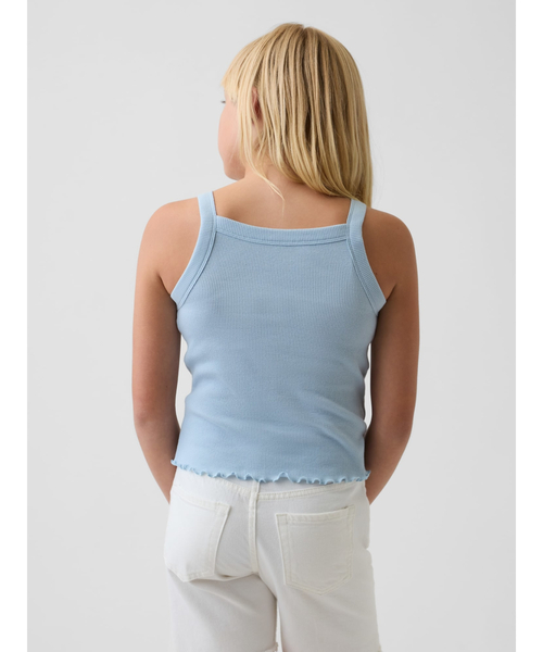 GAP(ギャップ)の「リブ スクエアネック タンクトップ (キッズ)(キャミソール・キッズ・ブラック/ライトブルー/マルチ・160cm/150cm/140cm/130cm/120cm/110cm)」の7枚目の写真