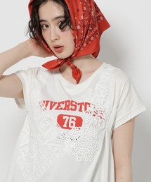 niko and... | ヴィンテージグラフィックレースTシャツ(Tシャツ/カットソー)