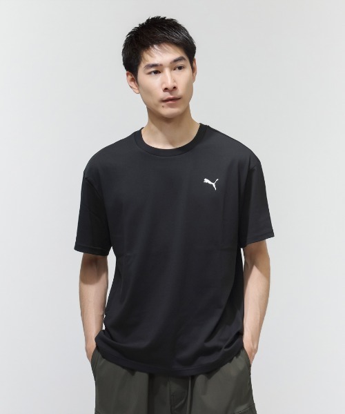 PUMA（プーマ）の「プーマ PUMA ESS ELEVATED MX フットボール Tシャツ（Tシャツ/カットソー・メンズ・ホワイト/ブラック・S/M/L/LL/3L）」の2枚目の写真