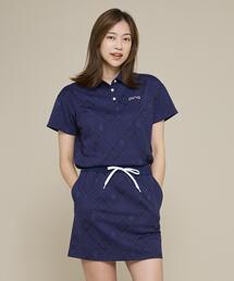 PING（ピン）の「【PING APPAREL】Ｍｒ．ＰＩＮＧジャカード半袖リラックスポロシャツ（ポロシャツ）」