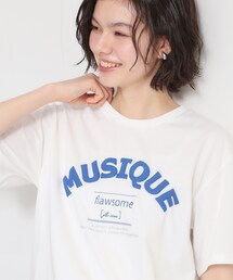 【ひんやりさらさら】ロゴアソートクルーネックTシャツ