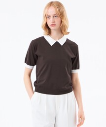 MACKINTOSH PHILOSOPHY（マッキントッシュ フィロソフィー）の「【WEB&一部店舗限定】ポロカラーニット（ポロシャツ）」