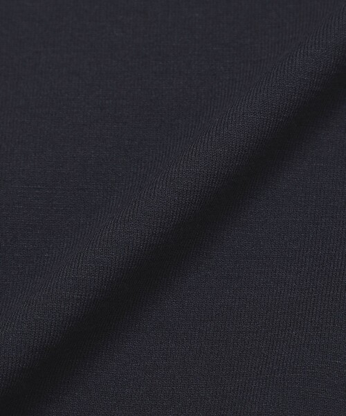 MACKINTOSH PHILOSOPHY（ﾏｯｷﾝﾄｯｼｭ ﾌｨﾛｿﾌｨｰ）の「【WEB&一部店舗限定】ポロカラーニット（ポロシャツ・レディース・ブラウン系その他4/ダークネイビー/ブラック・38）」の12枚目の写真