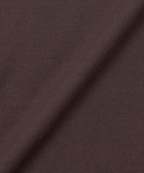 MACKINTOSH PHILOSOPHY（ﾏｯｷﾝﾄｯｼｭ ﾌｨﾛｿﾌｨｰ）の「【WEB&一部店舗限定】ポロカラーニット（ポロシャツ・レディース・ブラウン系その他4/ダークネイビー/ブラック・38）」の13枚目の写真