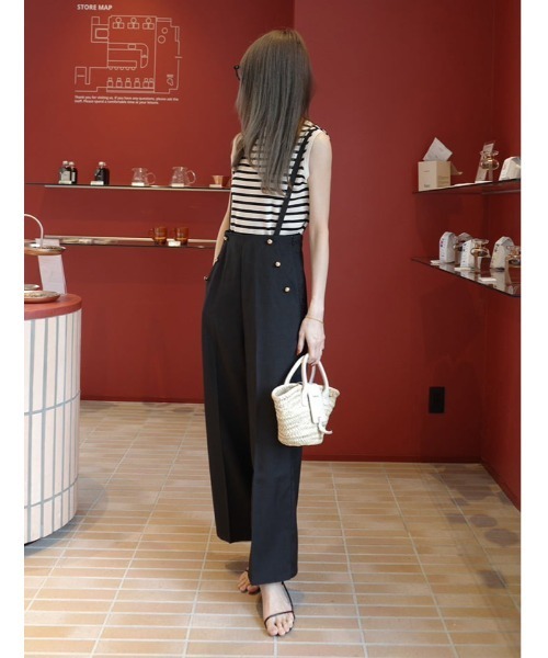 サスペンダー付きワイドパンツ（その他パンツ）｜fifth（フィフス）の