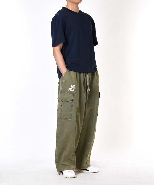 AOG PROJECT(エイオージープロジェクト)の「ソリッドクロップ半袖Tシャツ(ネイビー)(Tシャツ/カットソー・メンズ・ネイビー・LARGE/X-LARGE)」の10枚目の写真