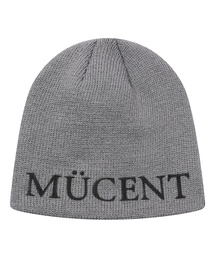 MUCENT（ムセント）の「ENBO スプレーロゴ ビーニー ユニセックス(2カラー)（ニットキャップ/ビーニー）」