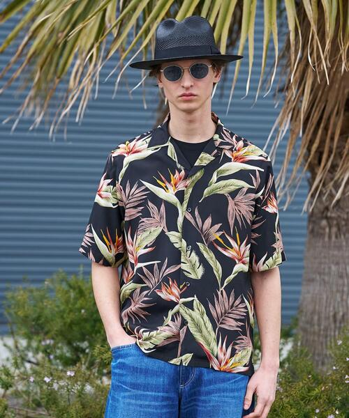 TAKEO KIKUCHI(タケオキクチ)の「【BOWLER HAT LABEL】トロピカルフローラル レーヨンシャツ(シャツ/ブラウス・メンズ・ベージュ系/ブラック系・03/02)」の11枚目の写真