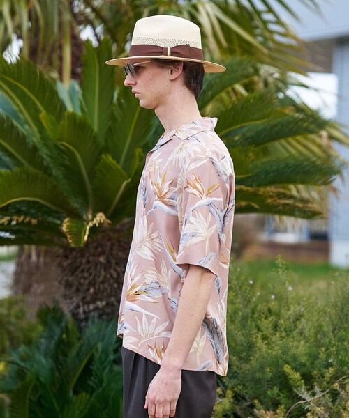 TAKEO KIKUCHI(タケオキクチ)の「【BOWLER HAT LABEL】トロピカルフローラル レーヨンシャツ(シャツ/ブラウス・メンズ・ベージュ系/ブラック系・03/02)」の14枚目の写真