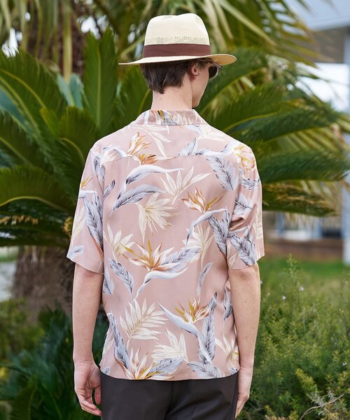 TAKEO KIKUCHI(タケオキクチ)の「【BOWLER HAT LABEL】トロピカルフローラル レーヨンシャツ(シャツ/ブラウス・メンズ・ベージュ系/ブラック系・03/02)」の15枚目の写真