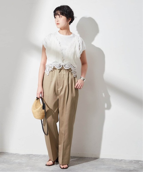 journal standard L'essage(ジャーナルスタンダードレサージュ)の「《追加》MAURIZIO MYKONOS/マウリツィオ ミコノス TOP ブラウス W8300577(シャツ/ブラウス・レディース・ブラック/ホワイト・MEDIUM)」の8枚目の写真