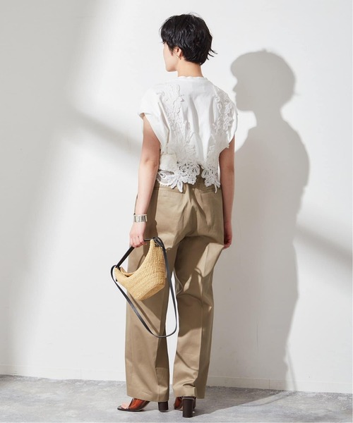 journal standard L'essage(ジャーナルスタンダードレサージュ)の「《追加》MAURIZIO MYKONOS/マウリツィオ ミコノス TOP ブラウス W8300577(シャツ/ブラウス・レディース・ブラック/ホワイト・MEDIUM)」の10枚目の写真