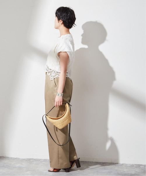journal standard L'essage(ジャーナルスタンダードレサージュ)の「《追加》MAURIZIO MYKONOS/マウリツィオ ミコノス TOP ブラウス W8300577(シャツ/ブラウス・レディース・ブラック/ホワイト・MEDIUM)」の11枚目の写真