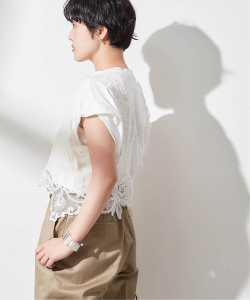 journal standard L'essage(ジャーナルスタンダードレサージュ)の「《追加》MAURIZIO MYKONOS/マウリツィオ ミコノス TOP ブラウス W8300577(シャツ/ブラウス・レディース・ブラック/ホワイト・MEDIUM)」の13枚目の写真
