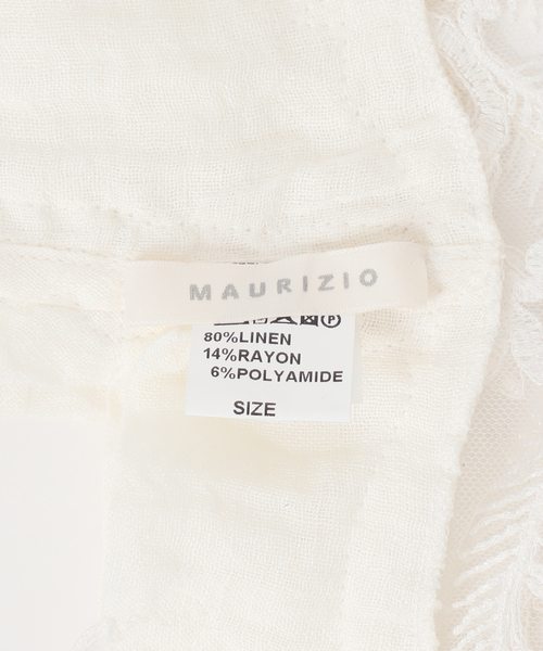 journal standard L'essage(ジャーナルスタンダードレサージュ)の「《追加》MAURIZIO MYKONOS/マウリツィオ ミコノス TOP ブラウス W8300577(シャツ/ブラウス・レディース・ブラック/ホワイト・MEDIUM)」の22枚目の写真