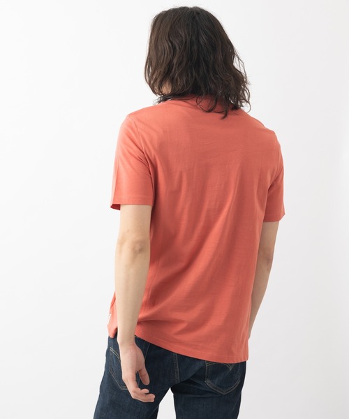 Ben Sherman(ベンシャーマン)の「ワールドスクーターTシャツ(Tシャツ/カットソー・メンズ・コーラル・MEDIUM)」の4枚目の写真