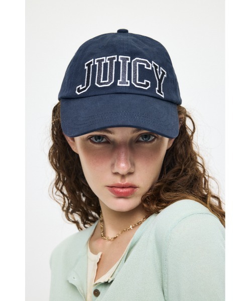MOUSSY(マウジー)の「JC VARSITY LOGO BASEBALL キャップ(キャップ・レディース・ネイビー/ピンク・FREE)」の18枚目の写真