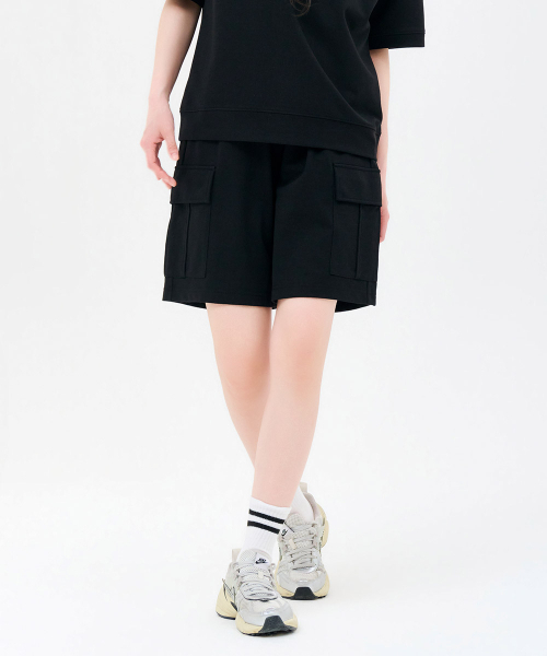 CHASECULT(チェイスカルト)の「共用コットンカーゴバミューダパンツ-FBRU2511D03(その他パンツ・メンズ・ブラック・67/70/76/82/86/92)」の4枚目の写真