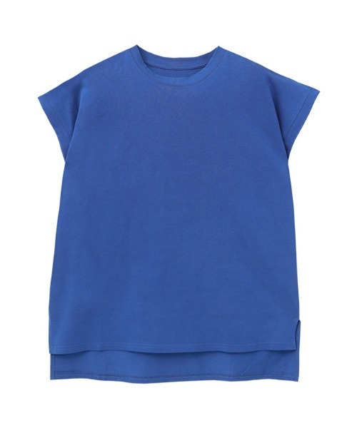 Pierrot(ピエロ)の「汗ジミ防止フレンチスリーブTシャツ(Tシャツ/カットソー・レディース・ブルー系その他/ラベンダー/ネイビー/ロイヤルブルー/杢グレー/オフホワイト・M/L/LL)」の22枚目の写真