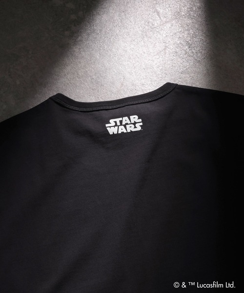 GLOBAL WORK(グローバルワーク)の「【STAR WARS(スター・ウォーズ)】/ヘビロッTEE半袖/666033(Tシャツ/カットソー・メンズ・ホワイト/ホワイト系その他2/チャコールグレー/ブラック・LARGE/MEDIUM)」の15枚目の写真