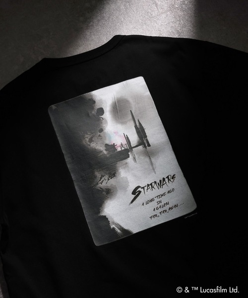 GLOBAL WORK(グローバルワーク)の「【STAR WARS(スター・ウォーズ)】/ヘビロッTEE半袖/666033(Tシャツ/カットソー・メンズ・ホワイト/ホワイト系その他2/チャコールグレー/ブラック・LARGE/MEDIUM)」の17枚目の写真
