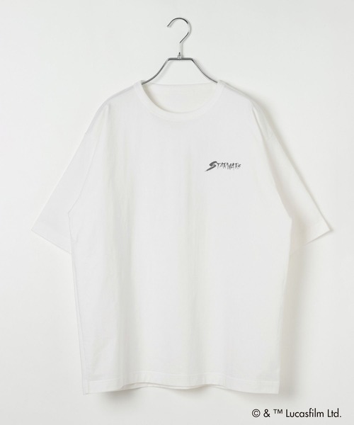 GLOBAL WORK(グローバルワーク)の「【STAR WARS(スター・ウォーズ)】/ヘビロッTEE半袖/666033(Tシャツ/カットソー・メンズ・ホワイト/ホワイト系その他2/チャコールグレー/ブラック・LARGE/MEDIUM)」の20枚目の写真