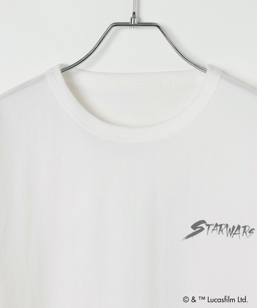 GLOBAL WORK(グローバルワーク)の「【STAR WARS(スター・ウォーズ)】/ヘビロッTEE半袖/666033(Tシャツ/カットソー・メンズ・ホワイト/ホワイト系その他2/チャコールグレー/ブラック・LARGE/MEDIUM)」の21枚目の写真