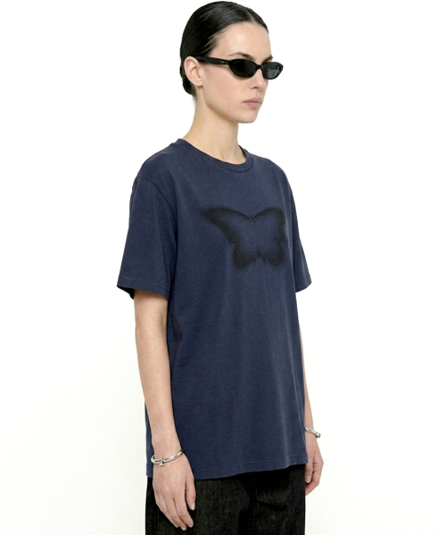 REBRENNER（リブレンナー）の「DTF 20番手 ブラックバタフライスタンダード 半袖Tシャツ アイボリー（Tシャツ/カットソー・レディース・その他・SMALL/MEDIUM/LARGE/X-LARGE/2XL/3XL/4XL）」の7枚目の写真
