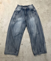 5C5 カーブレッグデニムパンツ
