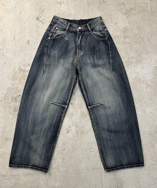 CALIFORNIA OUTFITTERS(カリフォルニア アウトフィッターズ)の「5C5 カーブレッグデニムパンツ(デニムパンツ・メンズ・ブラック/ブルー・L/M)」の1枚目の写真