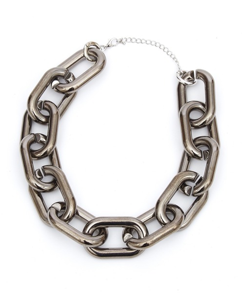 an meets zakka（アンミツザッカ）の「an meets zakka 【COMONONOSA(コモノノサ) 】OMOCHA CHAIN(オモチャチェーン) ネックレス -ウルトラファット- (50cm)（ネックレス・レディース・シルバー/ガンメタ/ゴールド・ONESIZE）」の3枚目の写真