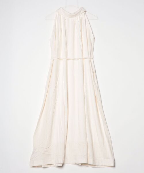 YUGA(ユーガ)の「YUGA_YGMC Korean-style Halter neck dress(ワンピース・レディース・グリーン/オフホワイト・FREE)」の3枚目の写真