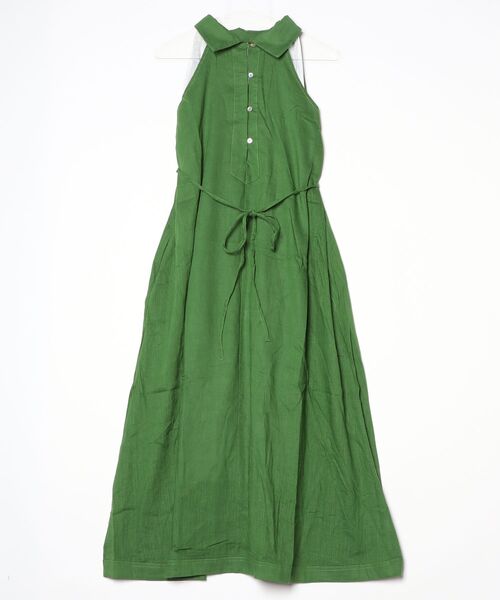 YUGA(ユーガ)の「YUGA_YGMC Korean-style Halter neck dress(ワンピース・レディース・グリーン/オフホワイト・FREE)」の21枚目の写真