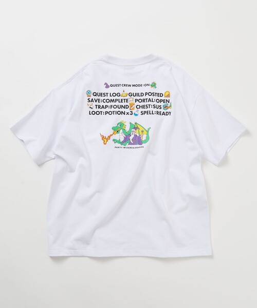 FREAK'S STORE(フリークスストア)の「限定展開 Wakana Yamazaki×FREAK'S STORE RPGグラフィック バックプリント クルーネック Tシャツ(Tシャツ/カットソー・メンズ・ブラック/ホワイト・SMALL/LARGE/MEDIUM)」の3枚目の写真