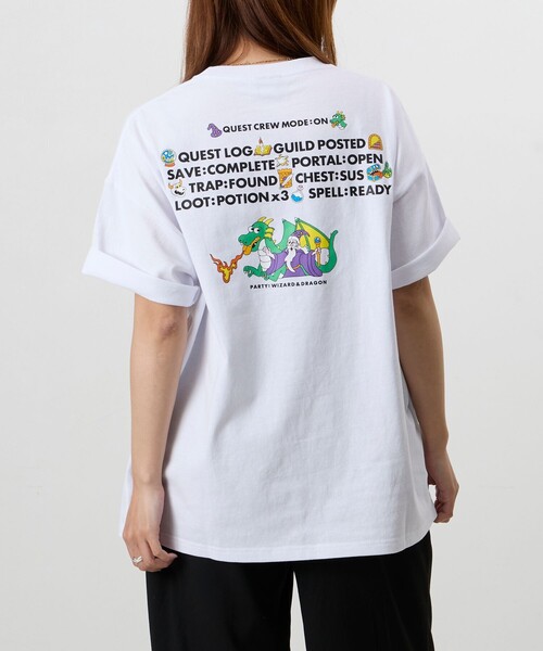 FREAK'S STORE(フリークスストア)の「限定展開 Wakana Yamazaki×FREAK'S STORE RPGグラフィック バックプリント クルーネック Tシャツ(Tシャツ/カットソー・メンズ・ブラック/ホワイト・SMALL/LARGE/MEDIUM)」の19枚目の写真
