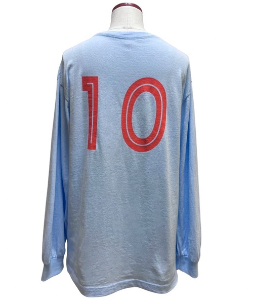 BLOOMING CHARM(ブルーミングチャーム)の「BLOOMING CHARM long sleeve T-shirt(Tシャツ/カットソー・レディース・サックスブルー系・ONE SIZE)」の2枚目の写真