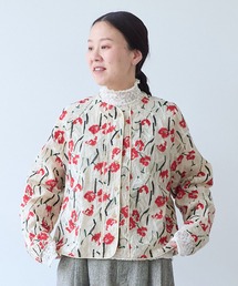 yuni（ユニ　）の「Cotton Nylon sheer blooming embroidery haori blouse（シャツ/ブラウス）」